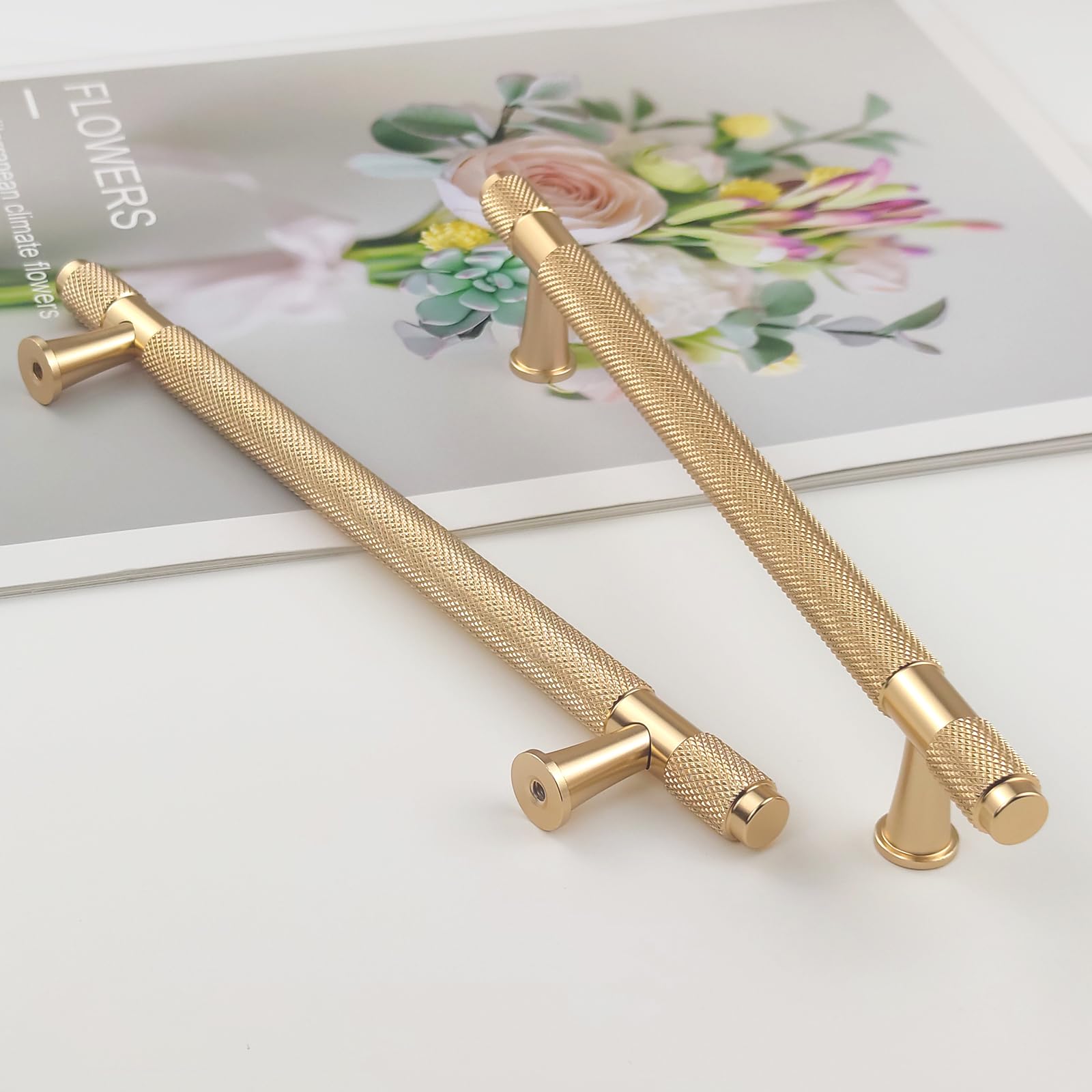 Maniglie Nascoste Per Mobili Cucina - 6 Pezzi Oro, Alluminio, Fori 160mm - Foto 6