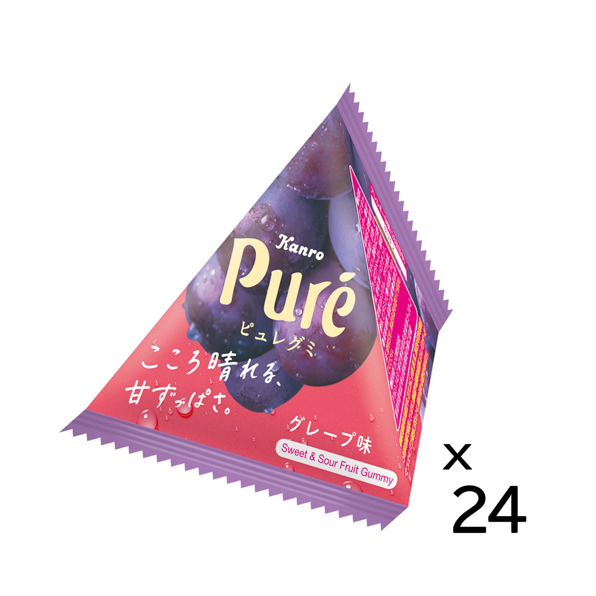 Amazon | カンロ ピュレグミプチ三角グレープ 13g×24個 | カンロ