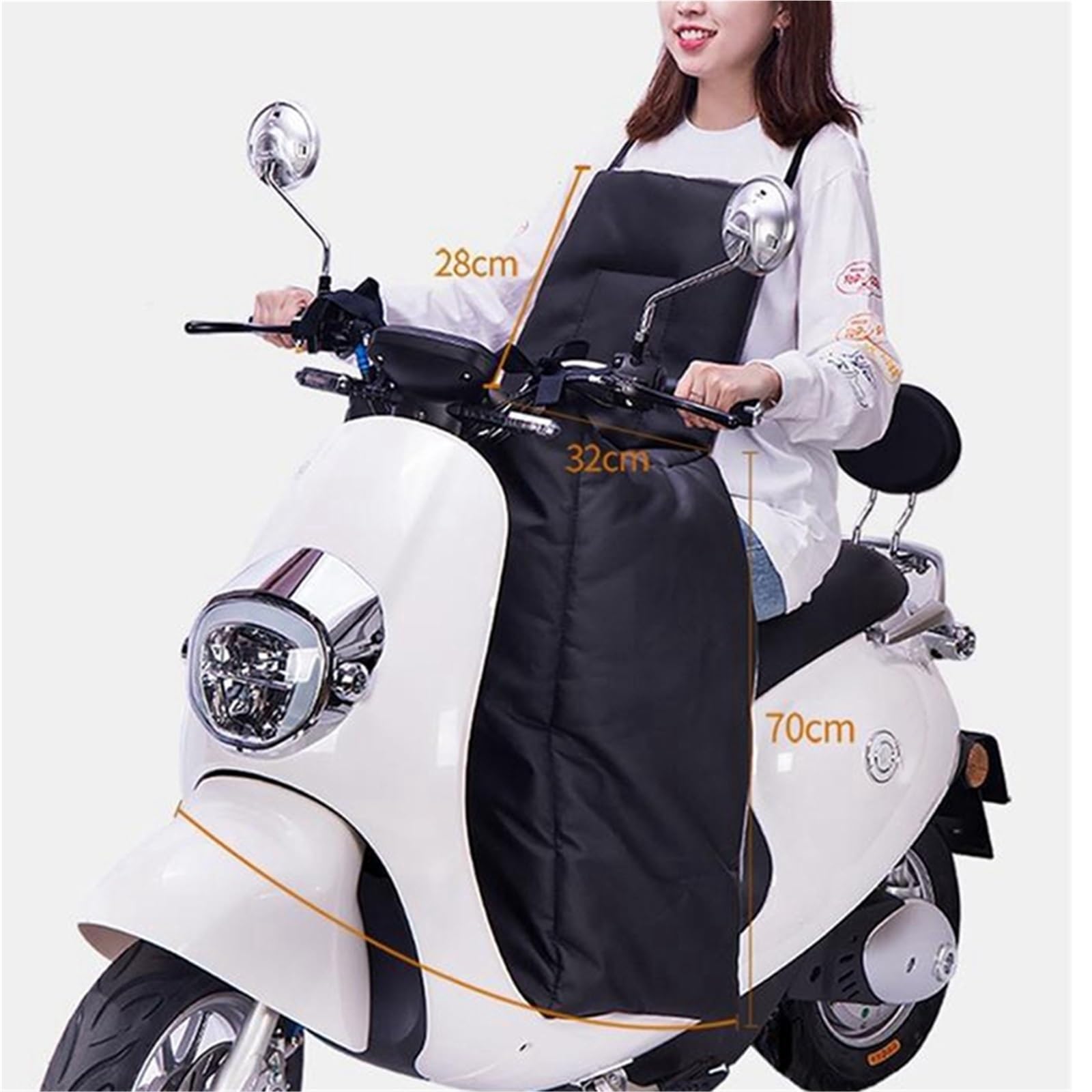 Tablier Scooter, Couvre Jambe Scooter Moto Hiver Coupe-Vent Pare-Brise Courtepointes Scooter Jambe Couverture Tour Tablier