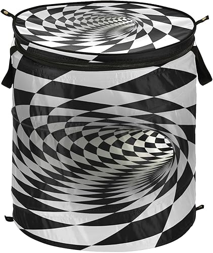 atorage Decorar collapsable durable fabric storage for gift 3d Vortex Illusion Paisley,organizadores de ropa para closet