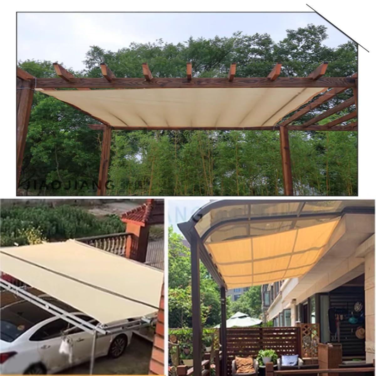 Wytrzymała siatka balkonowa, 90% zacieniająca, do pergoli, patio, na taras, ogrodzenie z przelotkami, kawowa, 0,9 x 26 m