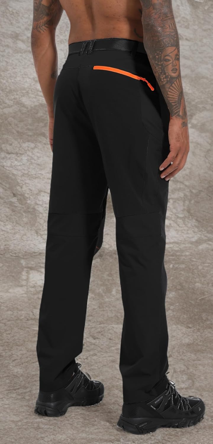 Men's Hiking Cargo Pants Outdoor Water Resistant Lightweight Quick-Dry Athletic Apparel, namely, Pants - Image 9