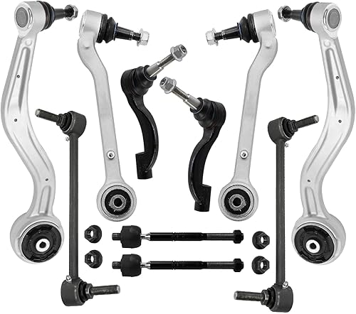 Miniatura 217 de Detroit Axle - Kit de suspensión frontal de 10 piezas para Chevy Trailblazer EXT GMC Envoy XL XUV Buick Rainier Isuzu Ascender Olds Bravada, brazos