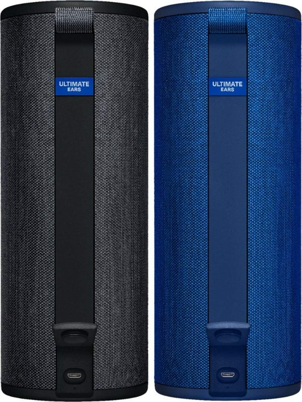 ultimate ears megaboom 3 portable bluetooth wireless waterproof speaker 2 pack lagoon bluenight black renewed