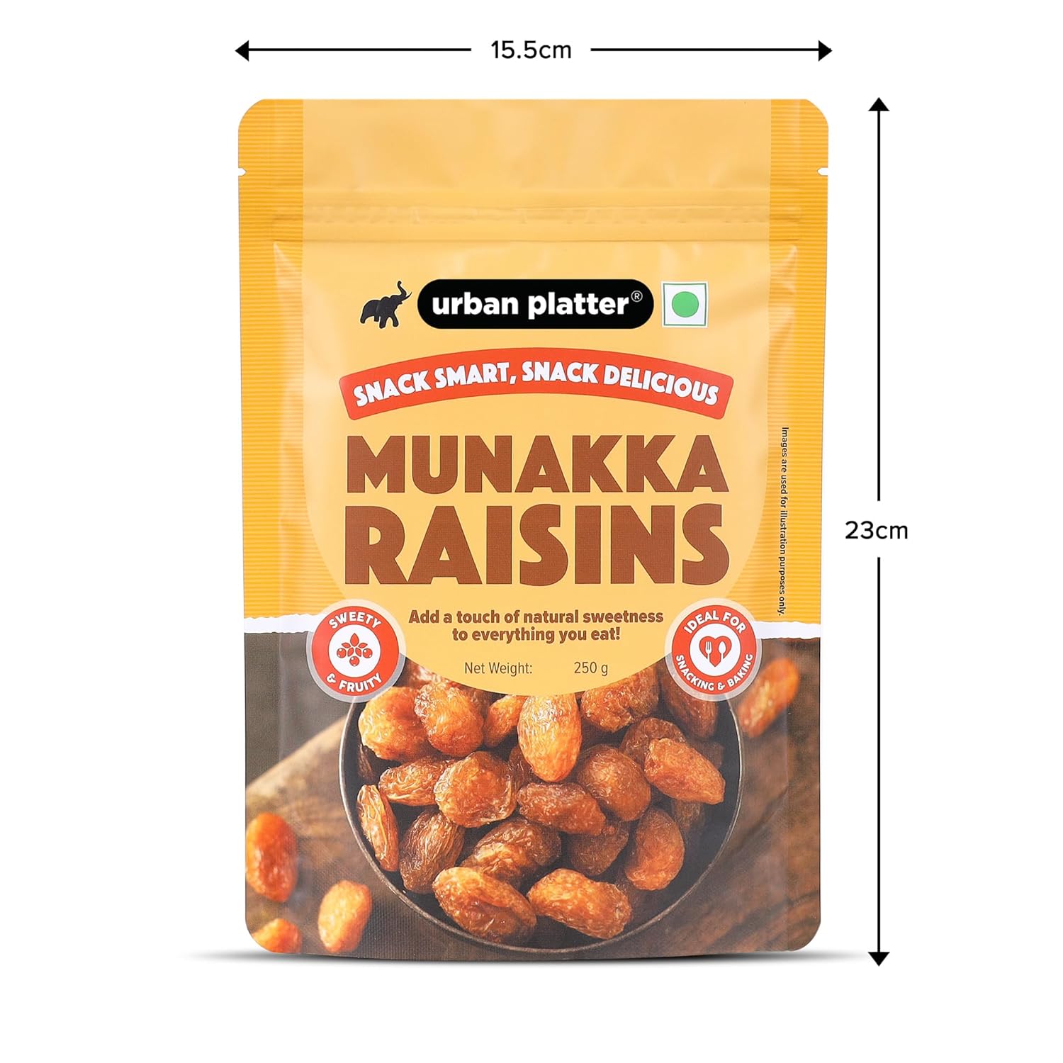 Urban Platter Afghan Munakka Raisins, 400g