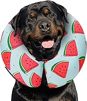 Vista 111 de MIDOG Inflatable Dog Cone Alternative for After Surgery - Soft Protective Donut Collar Prevents Licking, Comfortable Recovery E-Collar Alternative