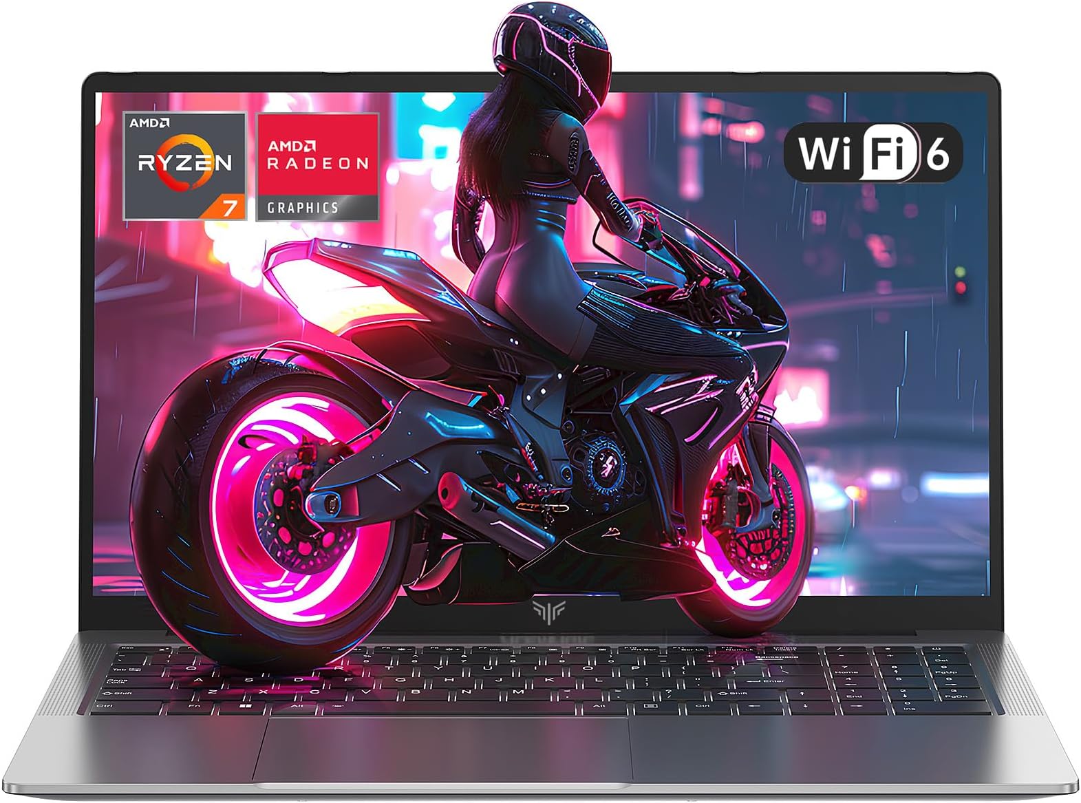 MALLRACE 2024 Gaming Laptop, 16.1-inch FHD Display Laptop with AMD Ryzen 7 5825U Processor(8C/16T) with Backlit Keyboard,16GB DDR4 512GB M.2 2280 NVMe SSD Laptop Computer,Type-C WiFi6
