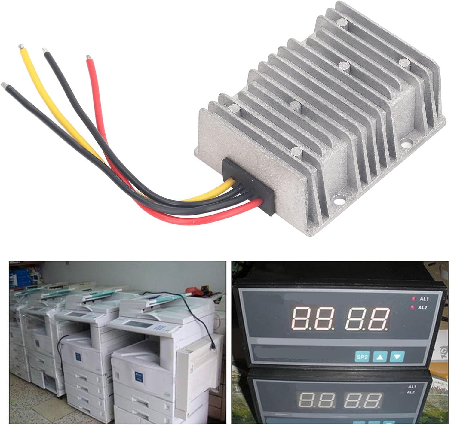 DC 12V 24V to 36V Boost Converter 540W 15A Step Up Voltage Regulator IP67 for Car Audio and Power Supply