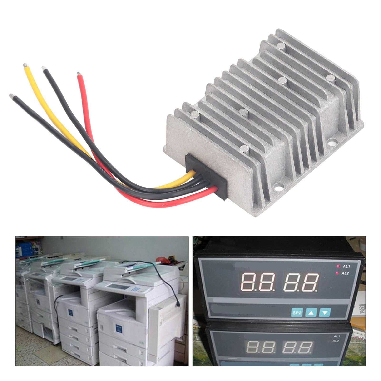 Convertitore Boost Step Up Modulo Trasformatore di Potenza Efficiente Impermeabile DC 12V24V a DC 36V 15A per Uso Esterno