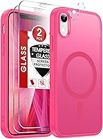 Vista 101 de LeYi Funda para iPhone XR: con protector de pantalla X2 + 2 funda para cámara [compatible con MagSafe] Funda protectora magnética i iphoneXR