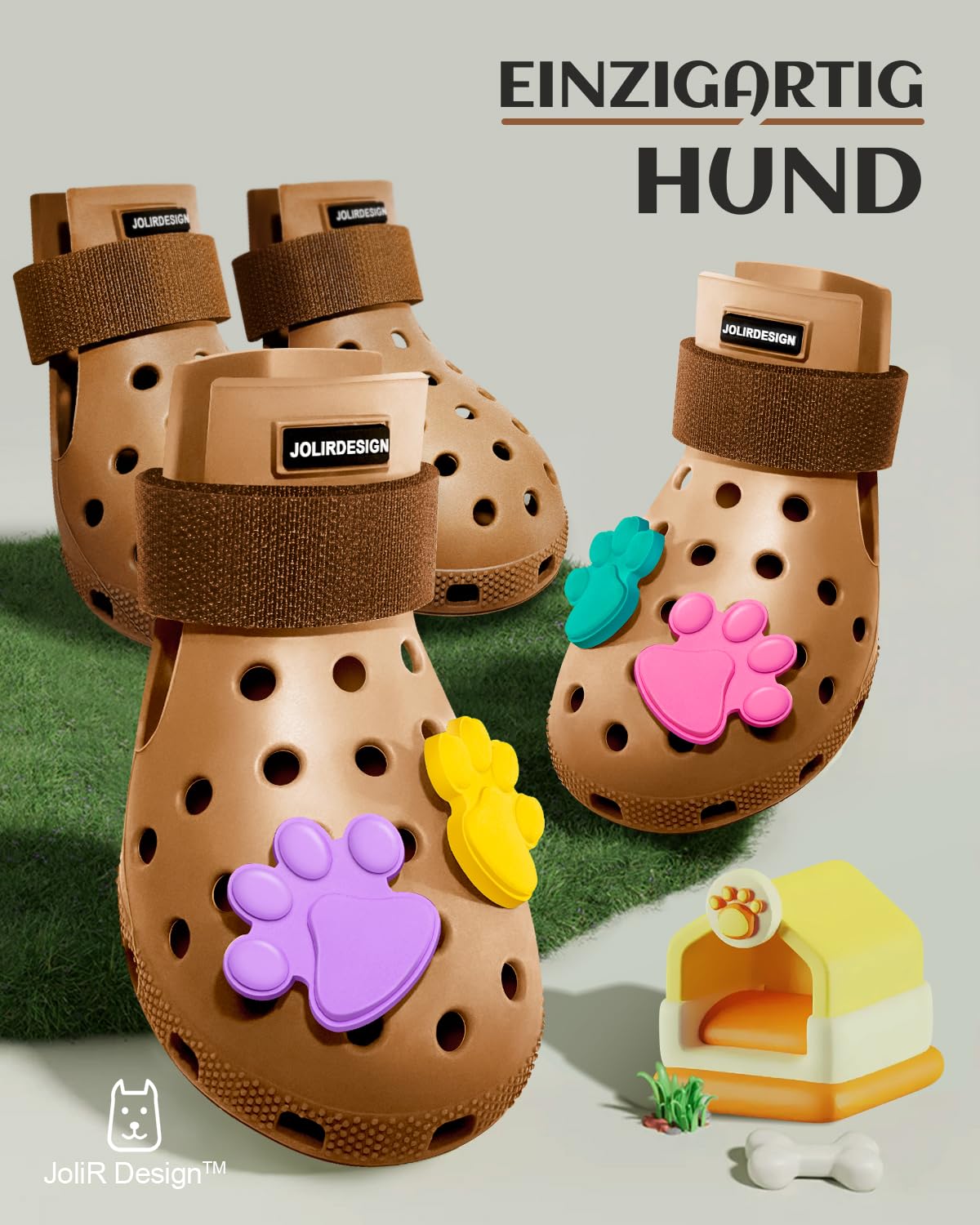 Chaussures pour chien pour trottoir chaud – Bottes pour chiens de petite, moyenne et grande taille, protections de pattes pour chien, faciles à mettre et à enlever, antidérapantes, imperméables