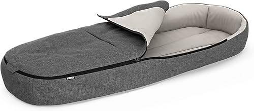 Miniatura 5 de Thule Stroller Footmuff Azul medio,Gris Melange,Beige suave,Negro (Black New),Gris Melange Nuevo,https://www.amazon.com/dp/undefined