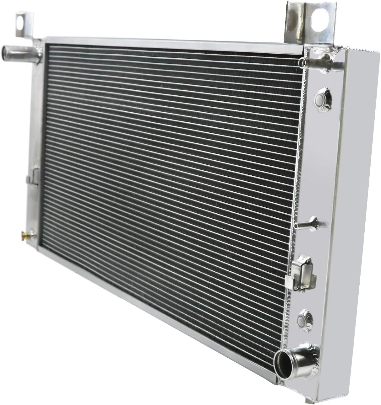3 Row Aluminum Radiator Compatible For Chevrolet Silverado 1500 2500 Tahoe V8 34" 1999-2013 2000 2003 2005 2007 2008 2010 2012 (Radiator)