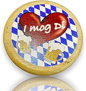 Lädla Biergartendeckel Holz - Bruchfester Bierdeckel Aus Bayern Für Bierkrüge & Gläser