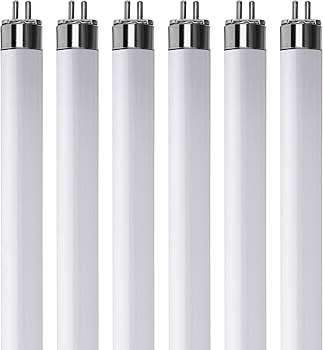 KOR (Pack of 6) F8T5/CW - T5 Fluorescent 4100K Cool White - 8 Watt