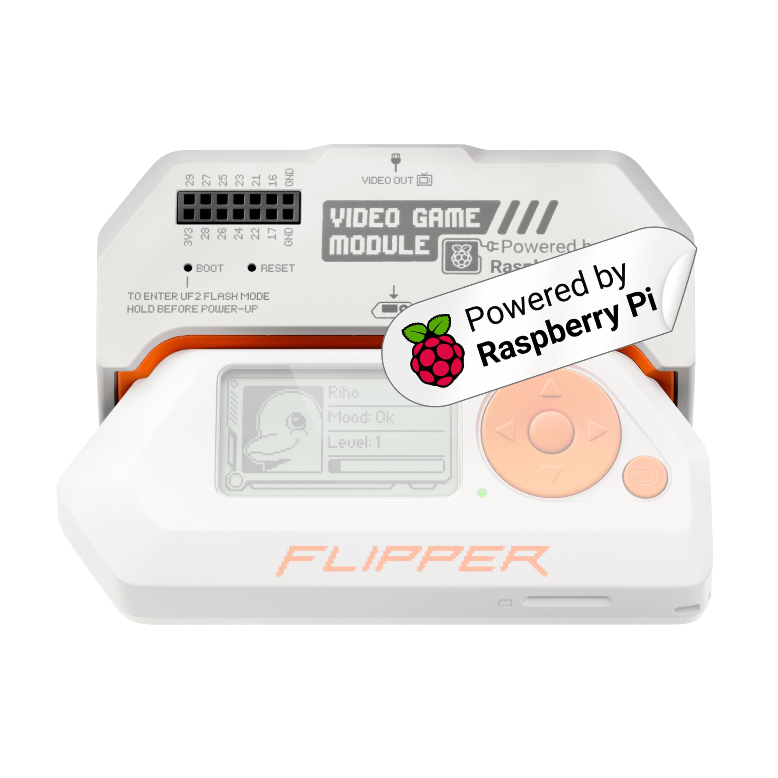 Video Game Module for Flipper Zero – RP2040 Development Board with Video Output and 6-Axis Motion Sensor