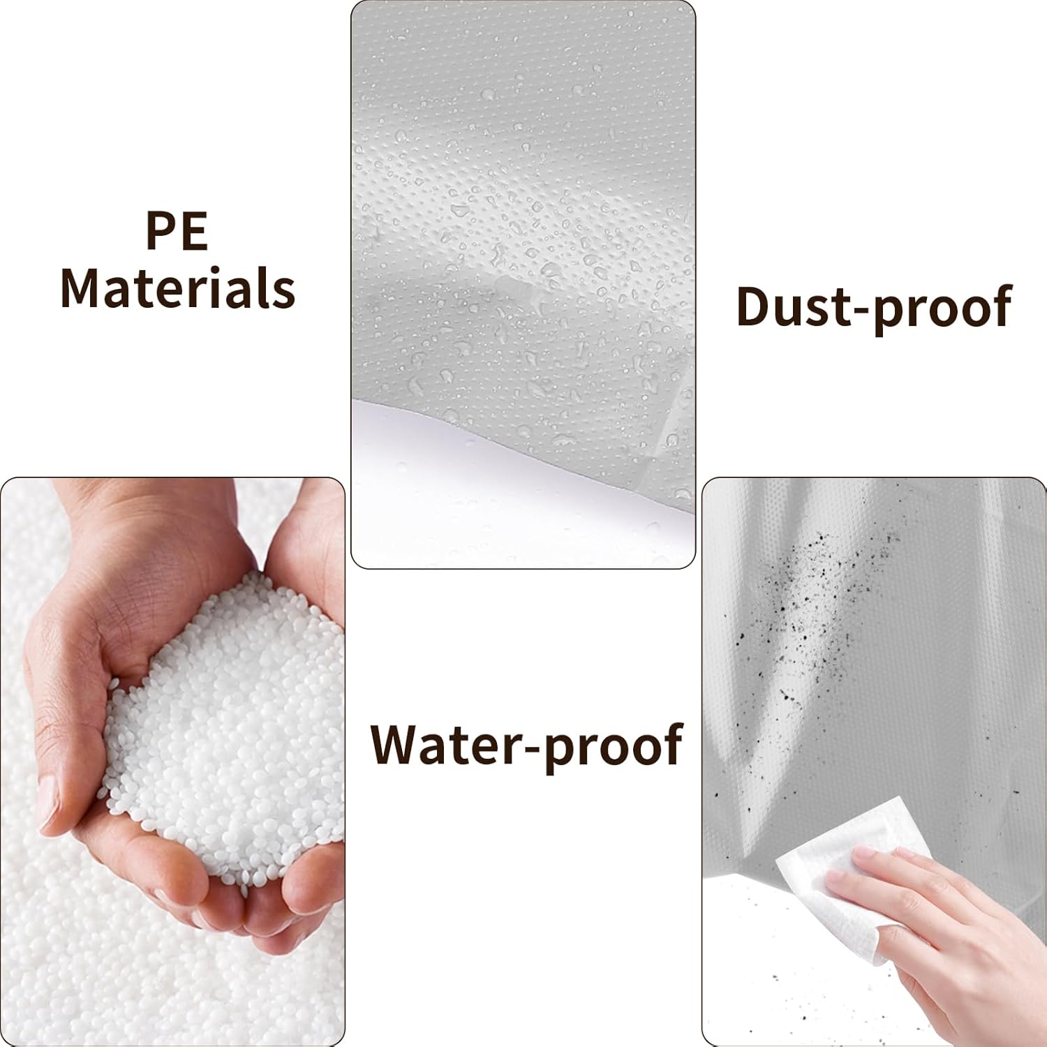 SJPACK Poly Mailers 19x24 inches - 100-piece white large packaging bags, business self-sealing mailing envelopes, clothing and e-commerce waterproof packaging bags
