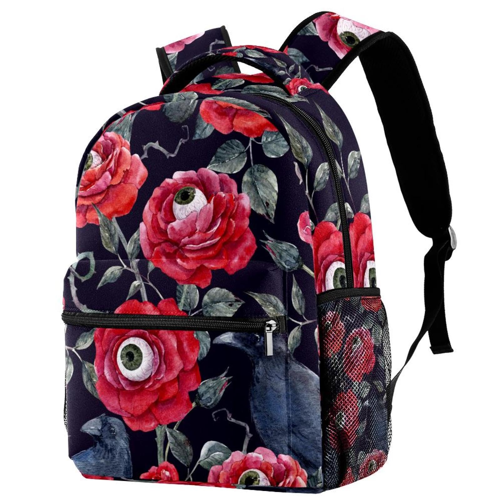 Mochila para libros Multicolor 5 de diseño Forest Fox Hedgehog para portátil 7