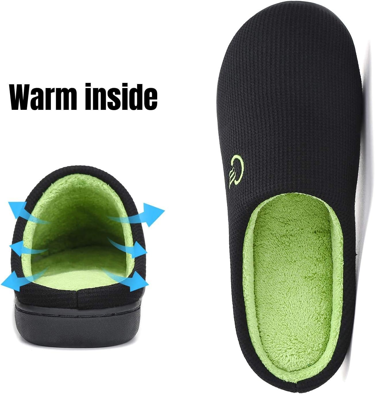 Mishansha Pantuflas Cómodas para Hombre Mujer Suaves de Espuma Viscoelástica, Tallas 36-47
