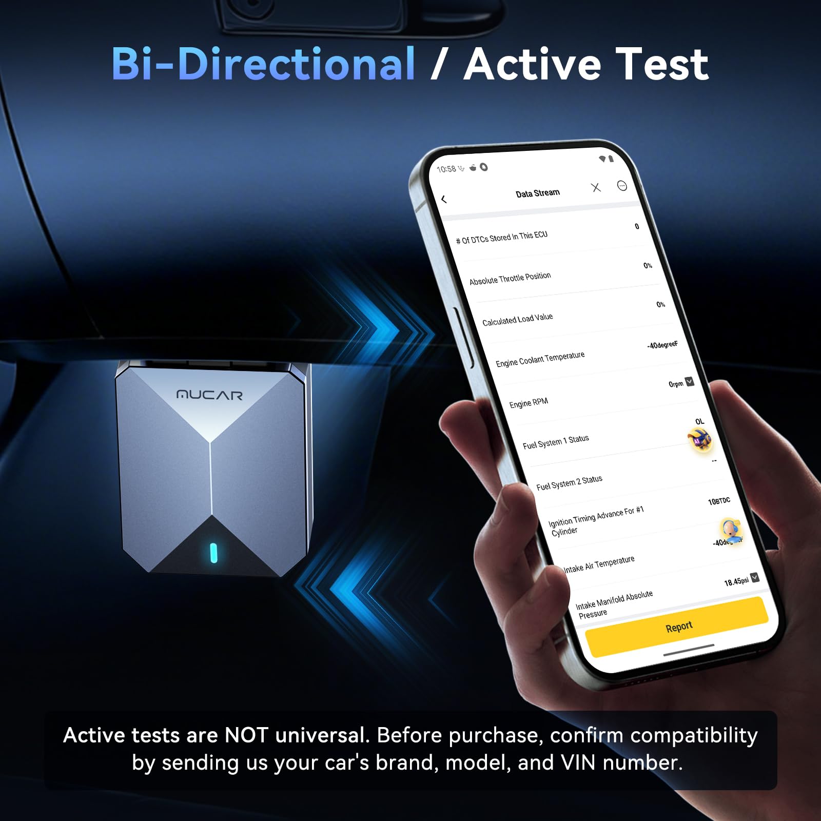 MUCAR BT200 MAX AI OBD2-Scanner, CANFD-Komplettdiagnosegerät mit 15 Resets, lebenslangen kostenlosen Updates und bidirektionaler Steuerung