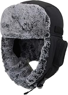 Warm Trapper Hat for Men Winter Russian Hats Ushanka Hunting Hat