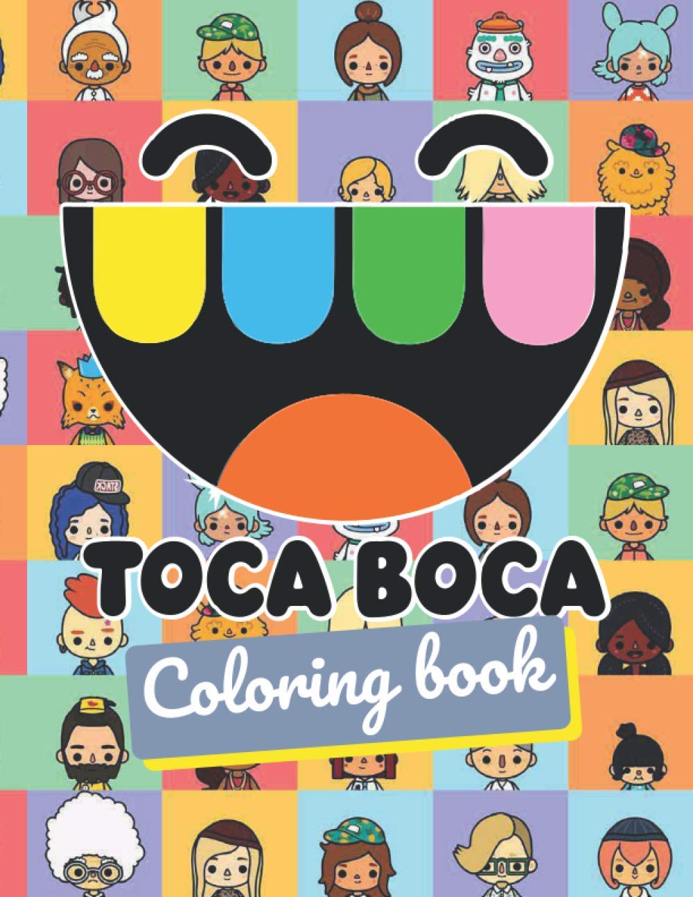 Buy Toca Boca coloring book: Perfect christmas gift with +30 design and