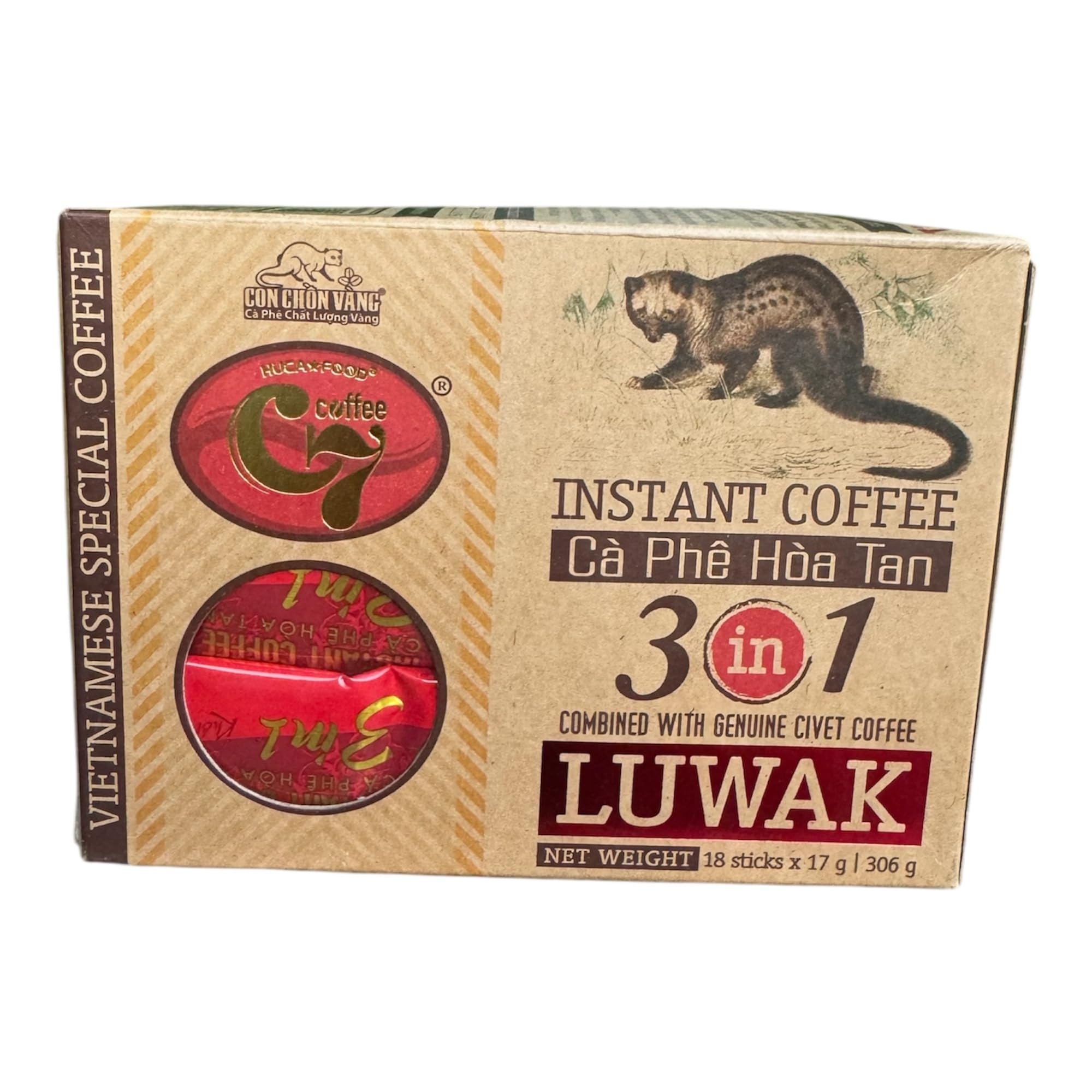 Amazon.com : Vietnamese Special Instant Coffee 3 In 1 Luwak - Cafe