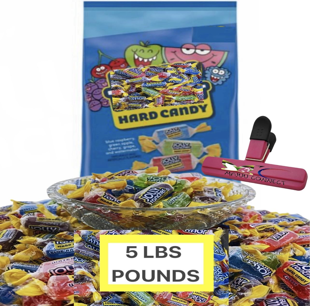 Jolly RanchersAssorted (3 pound) Hard candy bulk bag, Individually Wrapped (3LBS)