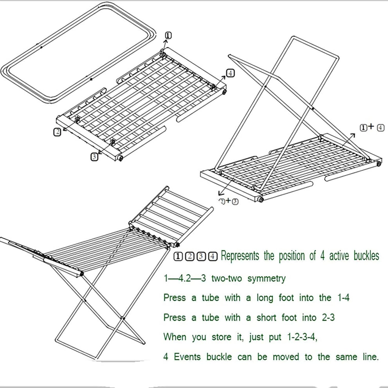 Folding Indoor Electric Clothes Dryer, 20 Bars Winged Electric Heated Clothes Airer Dryer, Heated Clothes Airer, 50Hz/230W for Home, Laundry, Apartment