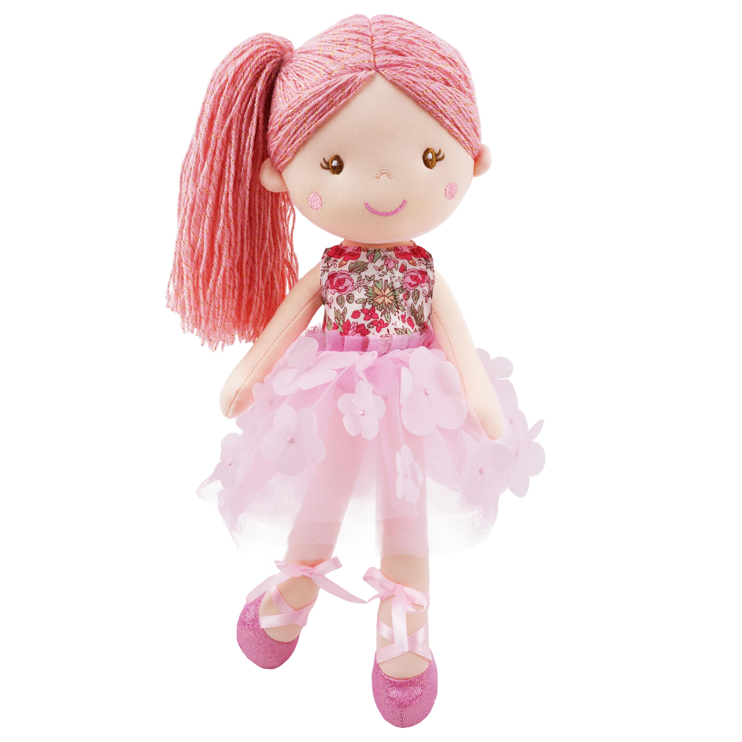 Ballerina” blooming tulleskirt pinkbeige Tanzmuster TÜLLROCK LITTLE BALLERINA - A-line skirt - rosa/light