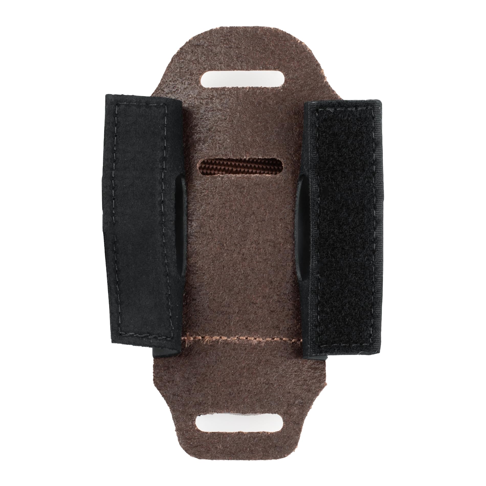 Levy's Leathers Wireless Transmitter Bodypack Holder; Brown Leather (MM14-BRN)
