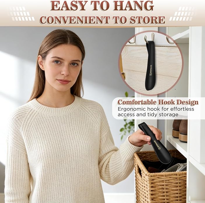 Calzador de Plástico ZOMAKE para Hombres Mujeres Niños Portátil 19 cm miniatura 4