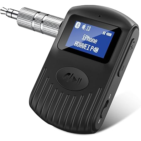 Ricevitore Bluetooth 5.1 Auto, SOOFON Adattatore Bluetooth Aux Con Jack Da 3,5 , Icrofono - Foto 2