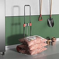 Vista 9 de ClosetMaid Carro plegable de mano con mango telescópico, capacidad de 150 libras, 20501, negro