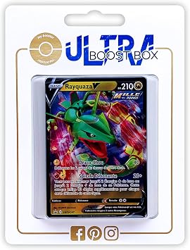 Rayquaza V SWSH147 Rapid Strike - Ultraboost X Ep e et Bouclier 7  volution C leste - Box of 10 Pokemon French Cards