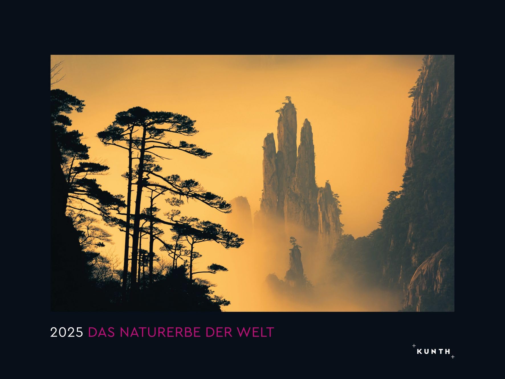 Wall Calendar The Natural Heritage of the World 2025, multicoloured, 60B x 45H cm