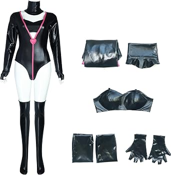 Angel Dust Costume Bodysuit Hazbin Angel Hotel Cosplay Womens Sexy Black Jumpsuit Outfits