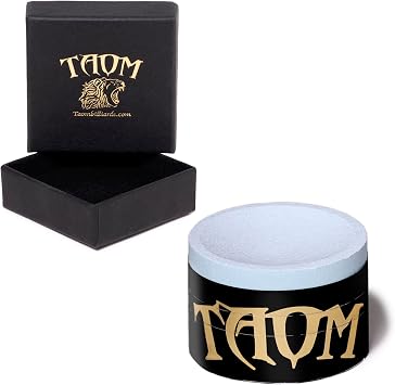 TAOM Billiard Pool Cue Premium Chalk 2.0 Blue in Branded Box