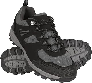 McLeod Mens Outdoor Wide-Fit Walking Shoes - Breathable Hiking Shoes - Travel