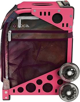 ZUCA Sport Galaxy Rolling Bag with Pink Frame