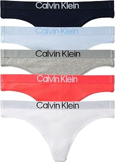 Calvin Klein Women's Thong 5pk Lv00qd5331 Thongs (pack of 5)