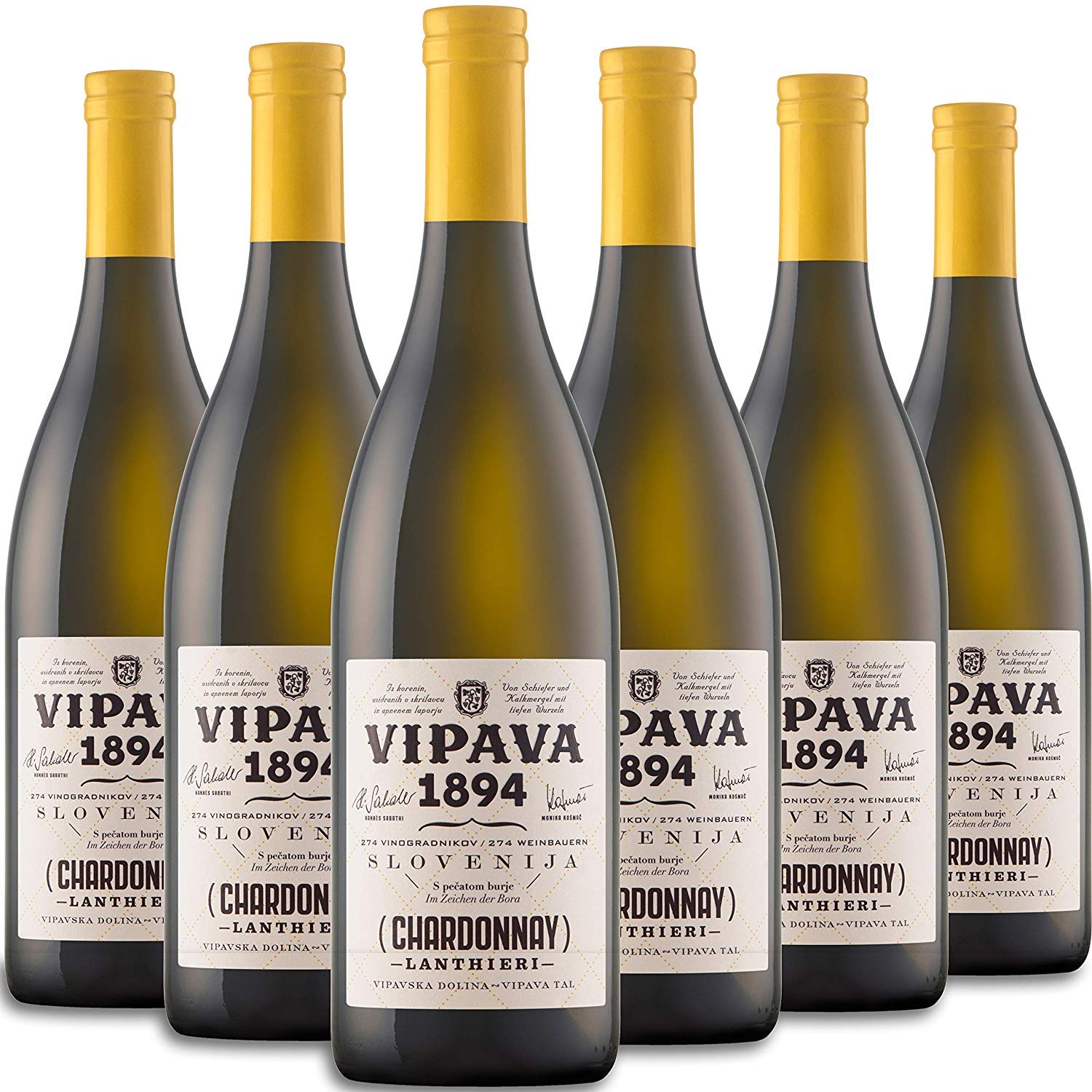 Vipava 1894 Trocken Lanthieri Chardonnay (6 x 0,75 L)