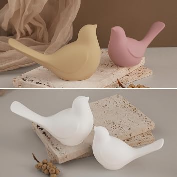 2PCS Bird Silicone Molds, 3D Bird Epoxy Resin Molds, Cute Animal Resin Casting Concrete Mold Unique Display Mold DIY Art Crafts Wall Hanging Halloween Christmas Home Decoration