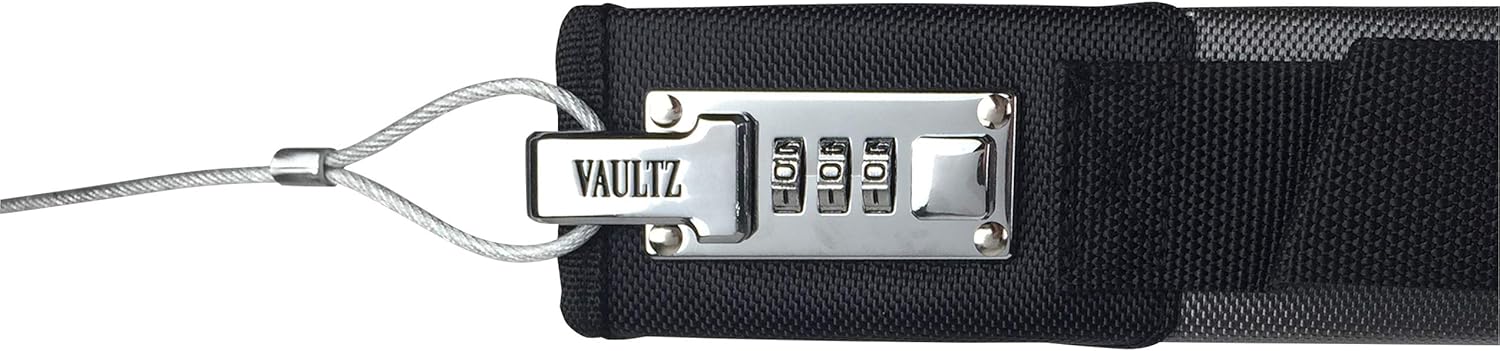 Vaultz Locking Zipper Binder, 2.28" x 11.22" x 14", Grey/Black (VZ03612) : Office Products