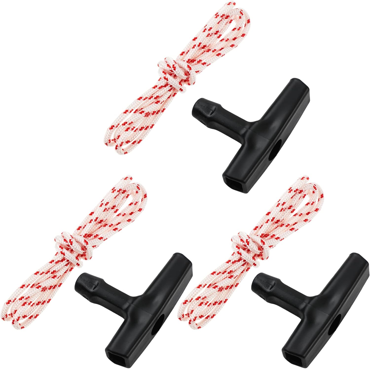 3 Pcs Garage Door Emergency Release Pull Cord with Handle 1 Meter