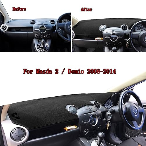 Miniatura 2 de Cubierta de tablero de instrumentos para Mazda 2 Demio 2007 2008-2013 2014 DE cubierta de tablero de salpicadero, parasol proteger alfombra