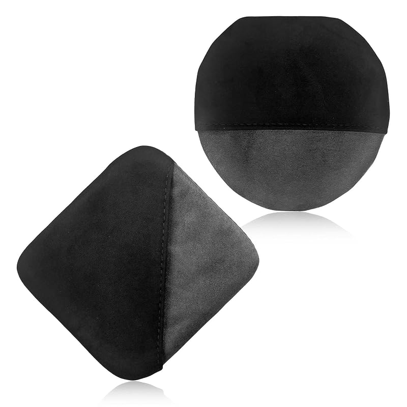 Kit de limpeza para tela automotiva MUQIDA em microfibra, formato quadrado e redondo, 2 peças