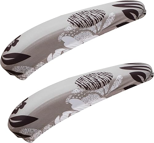 Miniatura 30 de FORCHEER Funda para Silla de Oficina Repelente al Agua de Jacquard con Respaldo Giratoria Extraíble Elástica Universal para Silla de Computadora