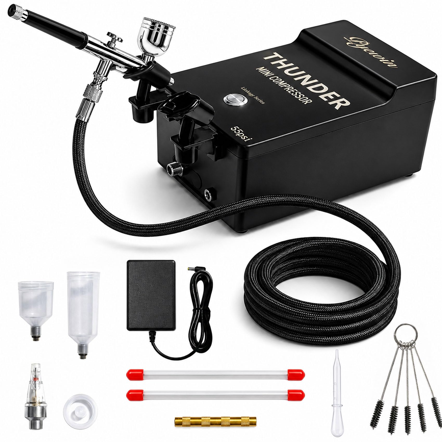 pyewin Airbrush Kit with Air Compressor
