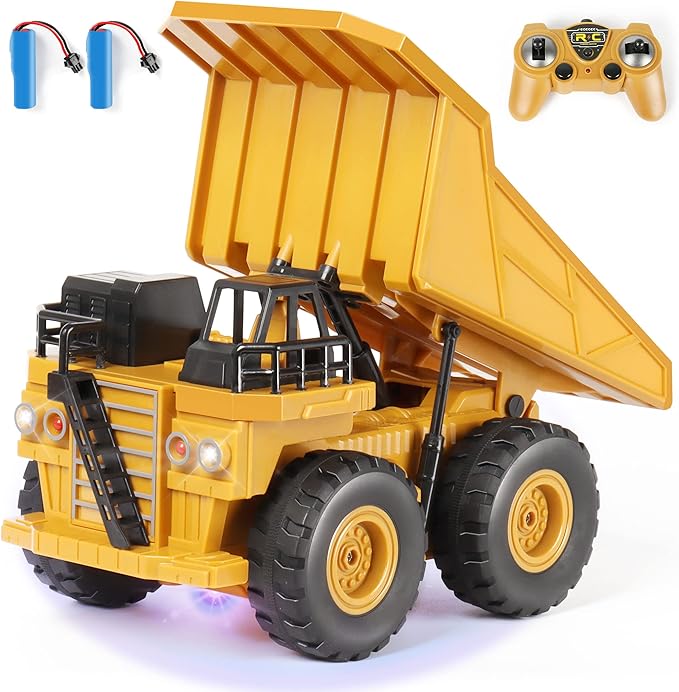 Funbud Remote Control Dump Truck for Boys Ages 612, RC